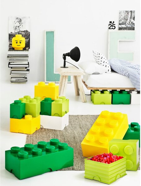 Bílý úložný box čtverec LEGO®