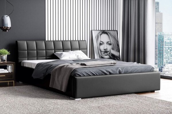Čalouněná postel Kendi 140x200 černá