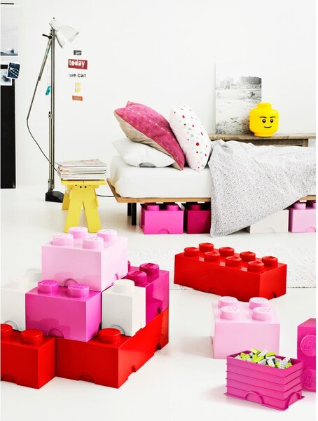 Bílý úložný box čtverec LEGO®