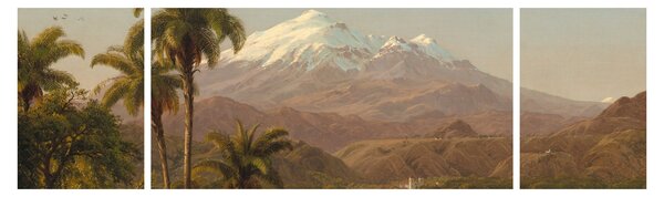 Obraz - Frederic Edwin Church, Tamaca Palms, reprodukce (170x50 cm)