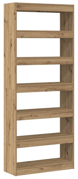 Knihovna 6 úrovní 80 x 30 x 198 cm Kompozitní dřevo 3333922