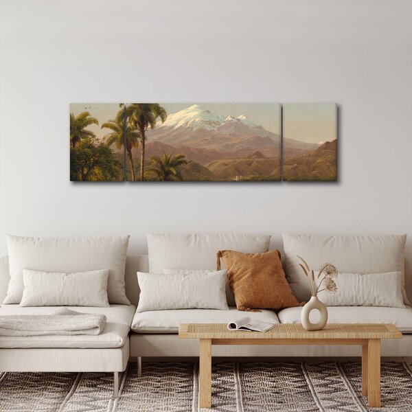 Obraz - Frederic Edwin Church, Tamaca Palms, reprodukce (170x50 cm)