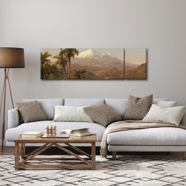 Obraz - Frederic Edwin Church, Tamaca Palms, reprodukce (170x50 cm)