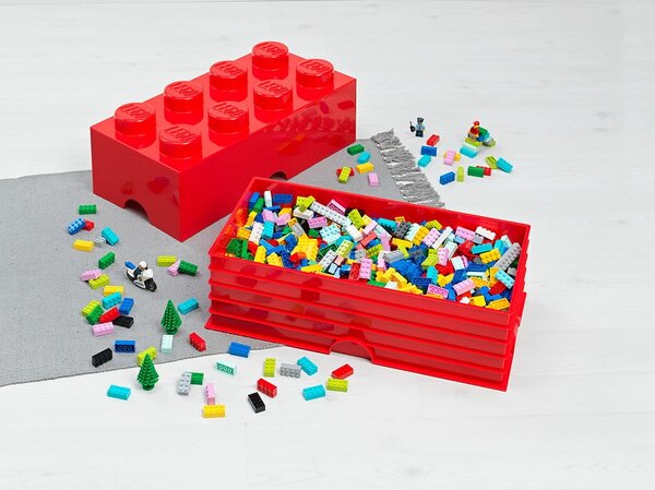 Červený úložný box LEGO®