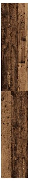 Knihovna 6 úrovní 80 x 30 x 198 cm Kompozitní dřevo Staré dřevo 3333921