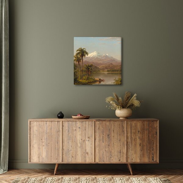 Obraz - Frederic Edwin Church, Tamaca Palms, reprodukce (30x30 cm)