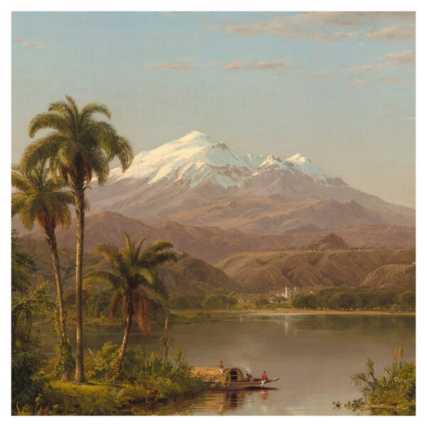 Obraz - Frederic Edwin Church, Tamaca Palms, reprodukce (30x30 cm)