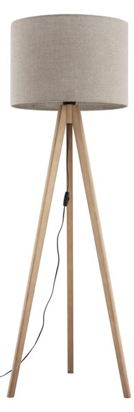 Podlahová lampa TK 16021 GRAND sv.dřevo béžová