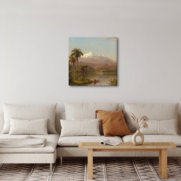 Obraz - Frederic Edwin Church, Tamaca Palms, reprodukce (30x30 cm)