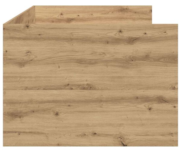 Daybed se zásuvkou Artisanový dub 90 x 200 cm Kompozitní dřevo 3333994