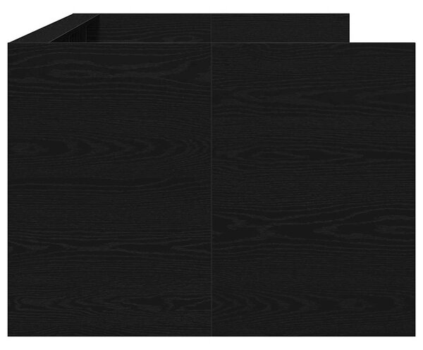 Daybed se zásuvkou Černý dub 75 x 190 cm Kompozitní dřevo 3334007