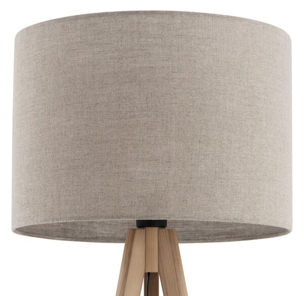 Podlahová lampa TK 16021 GRAND sv.dřevo béžová