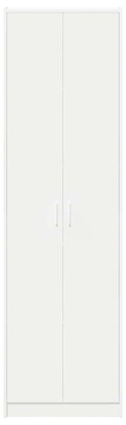 Šatní skříň Bílá 55 x 25 x 189 cm Kompozitní dřevo 3334008
