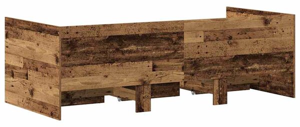 Daybed se zásuvkou Staré dřevo 90 x 200 cm Kompozitní dřevo 3333993