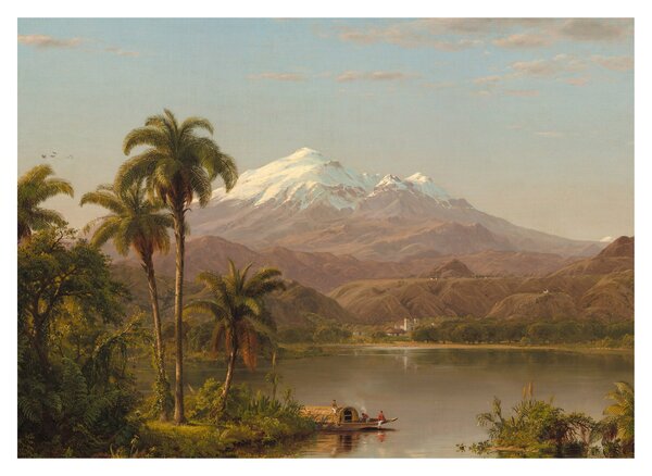 Obraz - Frederic Edwin Church, Tamaca Palms, reprodukce (70x50 cm)