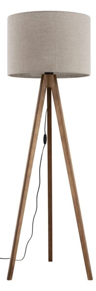 Podlahová lampa TK 16018 GRAND tm.dřevo béžová