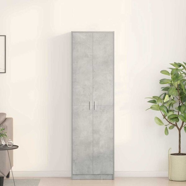 Šatní skříň Betonově šedá 55 x 25 x 189 cm Kompozitní dřevo 3334011