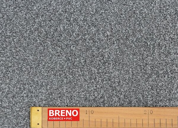Breno Metrážový koberec SICILY 176 tmavě šedý, šíře 400 cm