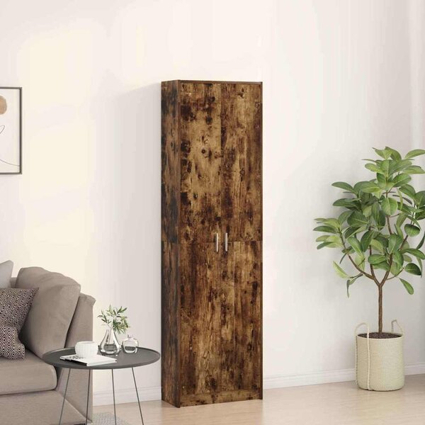 Šatní skříň Kouřový dub 55 x 25 x 189 cm Kompozitní dřevo 3334012