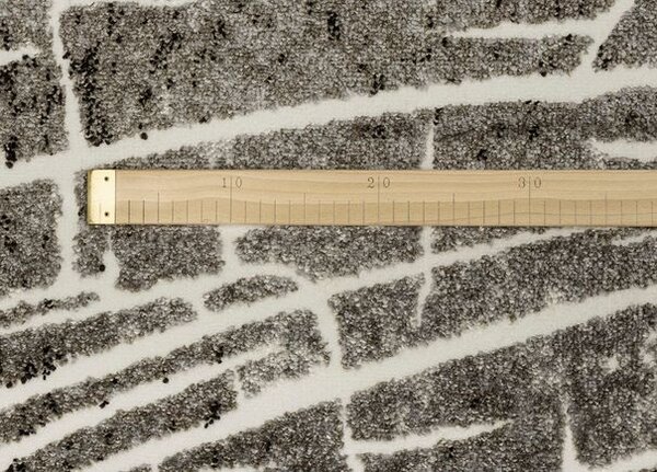 Breno Metrážový koberec VICTORIA 8007 - 0644 abstraktní šedobéžový, šíře 300 cm