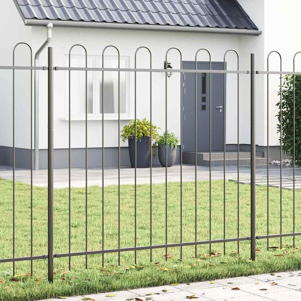 Zahradní plot BOXTEL 2 ks 3,4 x 1,5 m Práškově lakovaná ocel 3334037