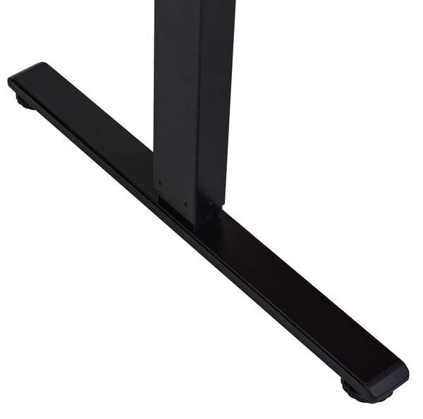 Elektricky nastavitelný rohový psací stůl DESTINES Černá 160 cm 109 cm Levá