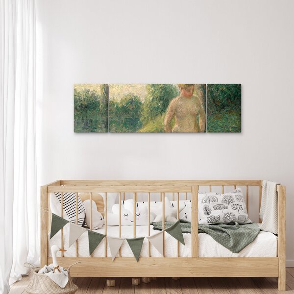 Obraz - Camille Pissarro, The Bather, reprodukce (170x50 cm)