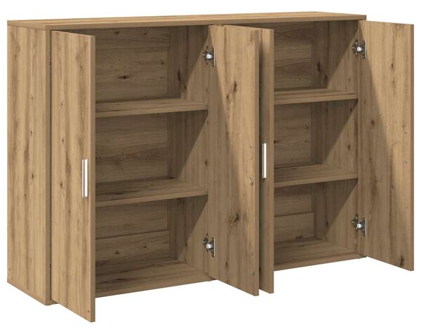 Servírovací skříň 2 ks Artisanový dub 60 x 31 x 84 cm 3334303