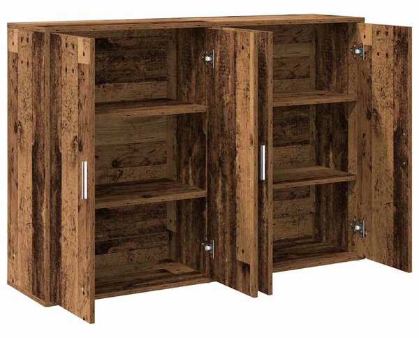 Servírovací skříň 2 ks Staré dřevo 60 x 31 x 84 cm 3334302