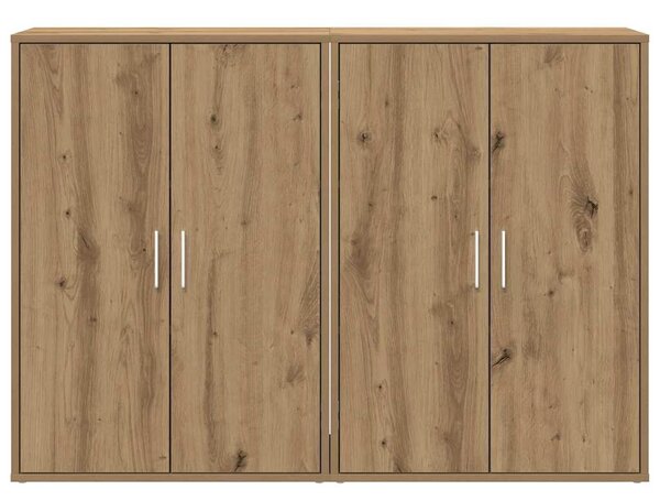 Servírovací skříň 2 ks Artisanový dub 60 x 31 x 84 cm 3334303