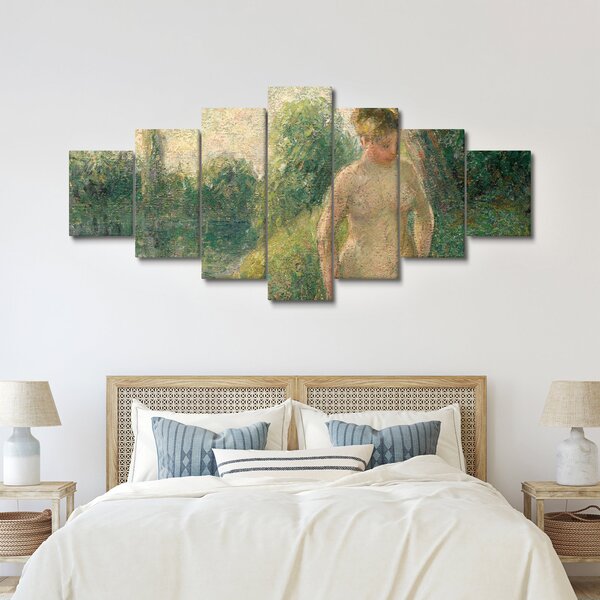 Obraz - Camille Pissarro, The Bather, reprodukce (210x100 cm)