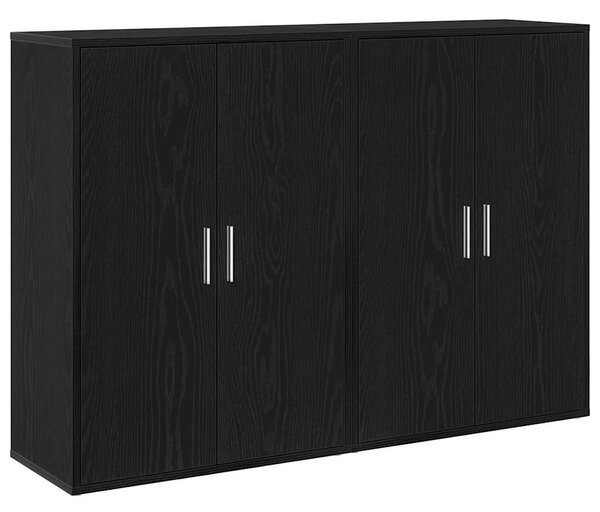 Servírovací skříň 2 ks Černý dub 60 x 31 x 84 cm 3334304