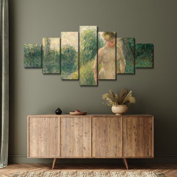 Obraz - Camille Pissarro, The Bather, reprodukce (210x100 cm)