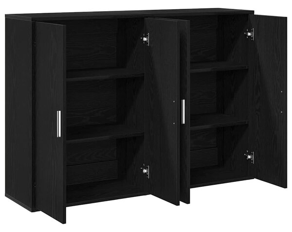 Servírovací skříň 2 ks Černý dub 60 x 31 x 84 cm 3334304