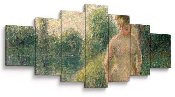 Obraz - Camille Pissarro, The Bather, reprodukce (210x100 cm)
