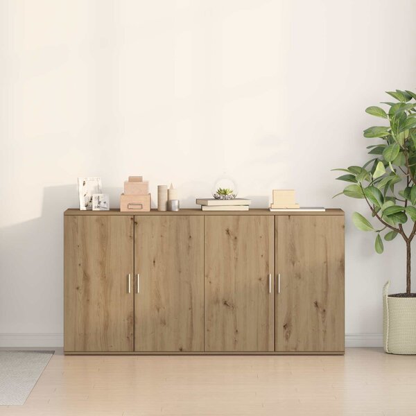 Servírovací skříň 2 ks Artisanový dub 79 x 38 x 80 cm 3334309