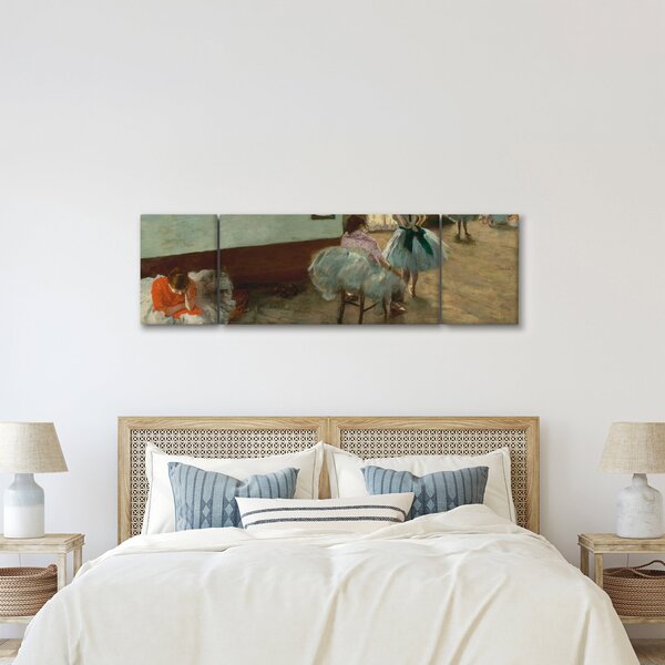 Obraz - Edgar Degas, The Dance Lesson, reprodukce (170x50 cm)