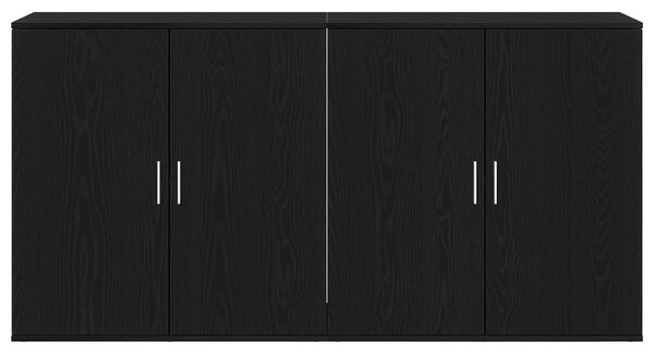 Servírovací skříň 2 ks Černý dub 79 x 38 x 80 cm 3334310