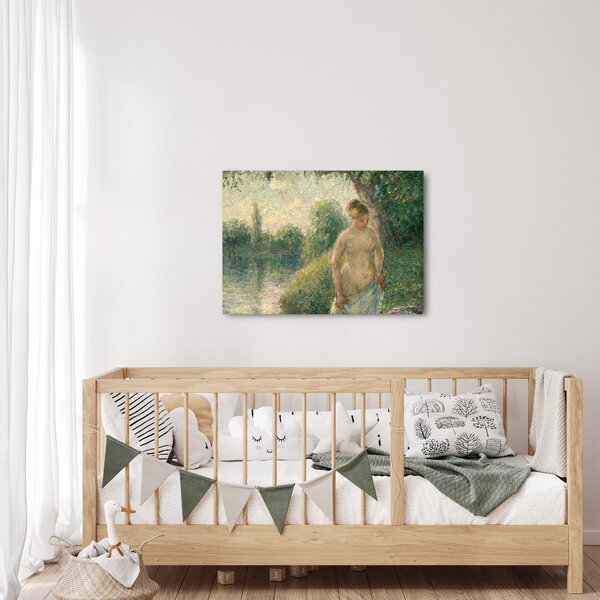 Obraz - Camille Pissarro, The Bather, reprodukce (70x50 cm)