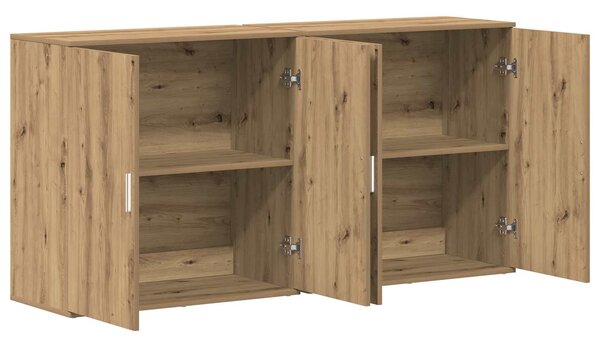 Servírovací skříň 2 ks Artisanový dub 79 x 38 x 80 cm 3334309