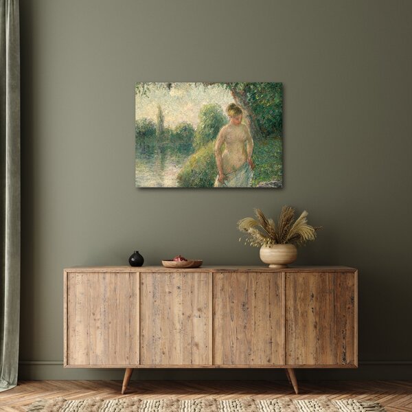 Obraz - Camille Pissarro, The Bather, reprodukce (70x50 cm)