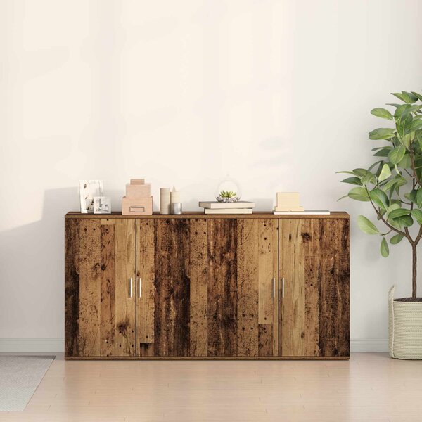 Servírovací skříň 2 ks Staré dřevo 79 x 38 x 80 cm 3334308