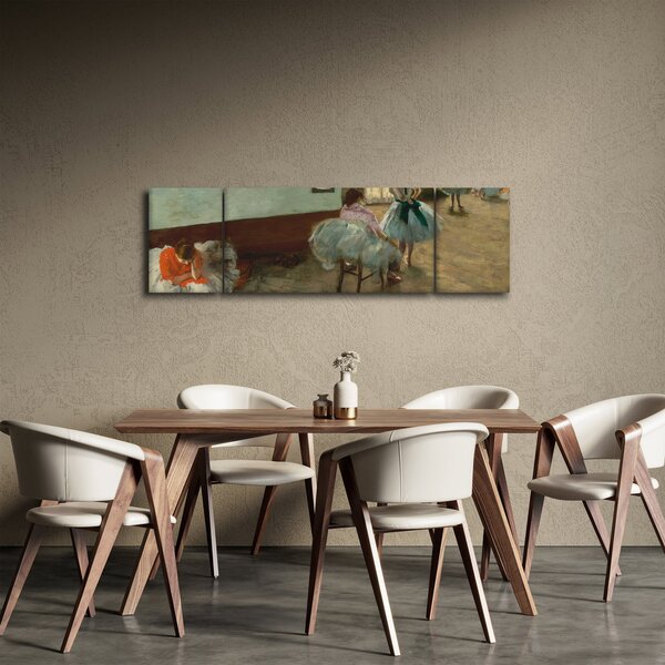 Obraz - Edgar Degas, The Dance Lesson, reprodukce (170x50 cm)