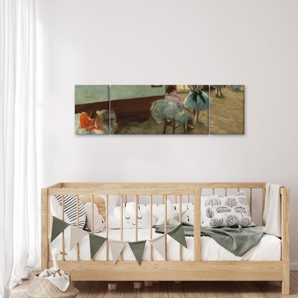 Obraz - Edgar Degas, The Dance Lesson, reprodukce (170x50 cm)