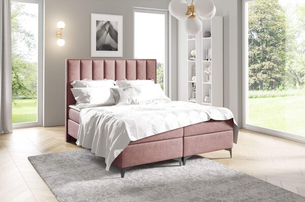 Kontinentální postel Sofia 120x200 Růžová