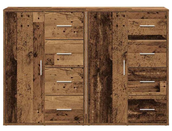 Servírovací skříň 2 ks Staré dřevo 60 x 31 x 84 cm 3334311