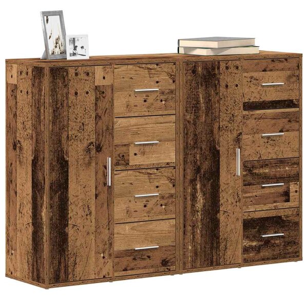 Servírovací skříň 2 ks Staré dřevo 60 x 31 x 84 cm 3334311