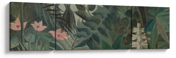 Obraz - Henri Rousseau, The Equatorial Jungle, reprodukce (170x50 cm)