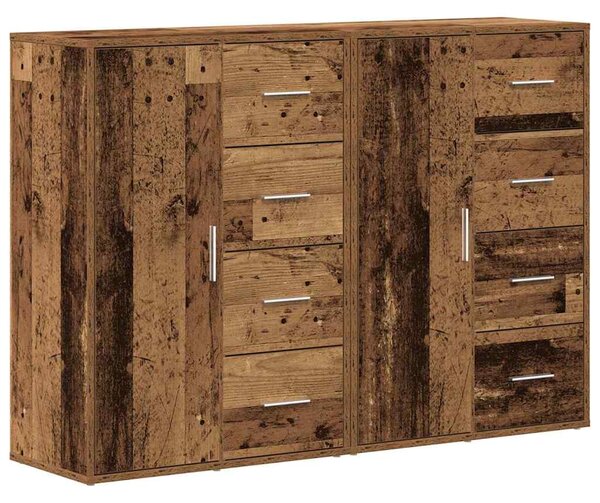 Servírovací skříň 2 ks Staré dřevo 60 x 31 x 84 cm 3334311