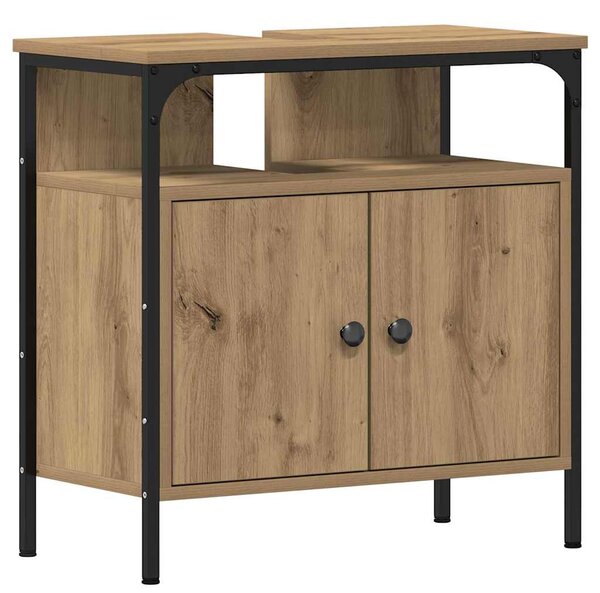 Koupelnové umyvadlové jednotky 3 ks Hnědá 80 x 30 x 60 cm 3334392